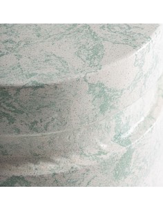 Mesa auxiliar Watern de terrazo verde | Estilo... 2