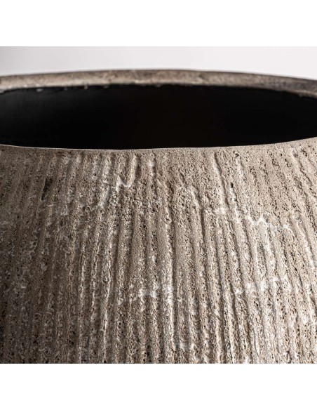 Tinaja Byare de hormigón gris | Estilo clásico Vical Home