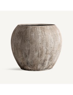 Tinaja Byare de hormigón gris | Estilo clásico Vical Home