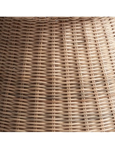 Lámpara de Pie Boho en Ratán Marrón – Vical...