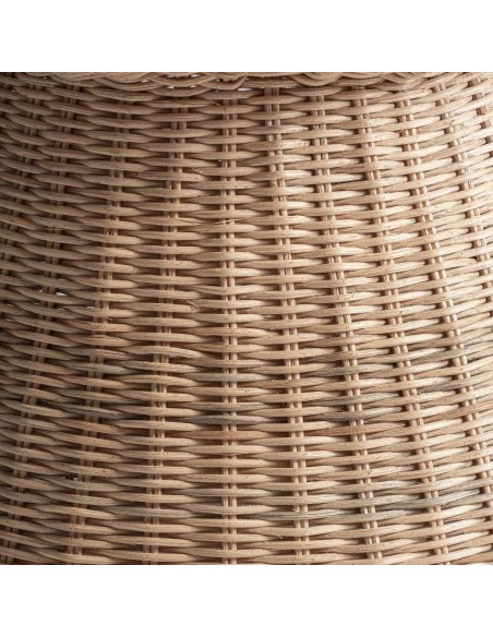 Lámpara de Pie Boho en Ratán Marrón – Vical Home | Luba Hogar