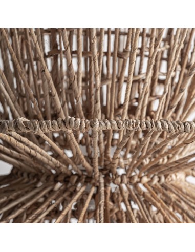 Lámpara Colgante Boho en Fibra Natural Marrón –...