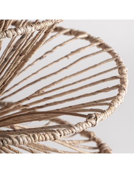 Lámpara Colgante Boho en Fibra Natural Marrón – Vical Home