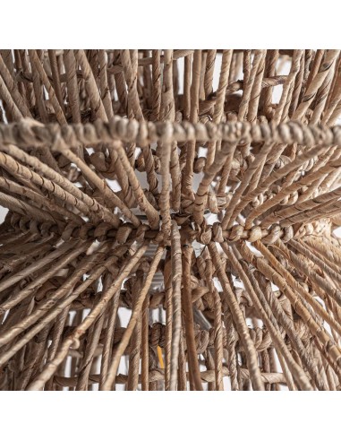 Lámpara Colgante Boho en Fibra Natural Marrón –...