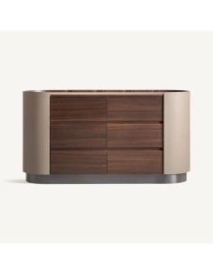 Cómoda Giswil Contemporánea en Madera y Polipiel – Vical...