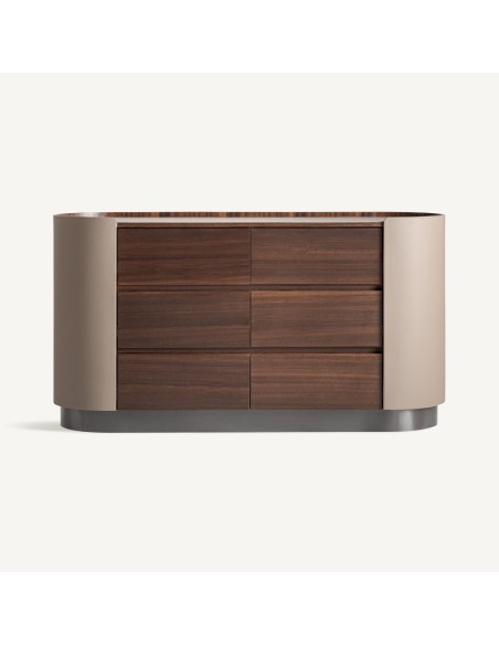 Cómoda Giswil Contemporánea en Madera y Polipiel – Vical Home