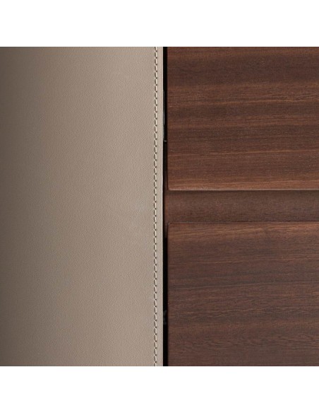 Cómoda Giswil Contemporánea en Madera y Polipiel – Vical Home