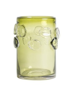 Jarrón Kio de Vidrio Verde Traslúcido – Vical Home