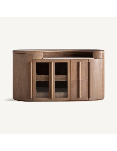 Barra de Bar de Vical Home en Madera de Roble...