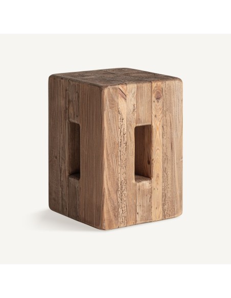Taburete Celis de Vical Home en Madera de Pino Reciclado