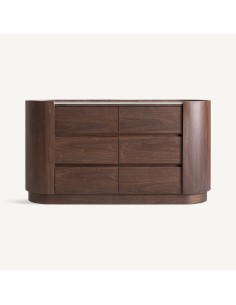 Cómoda Stuetta Contemporánea en Madera, Roble y Piedra...