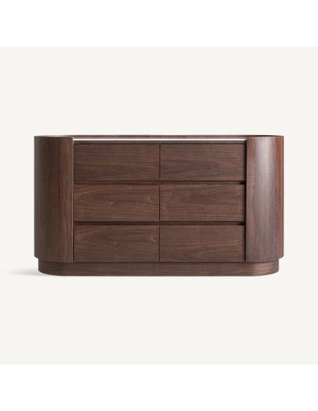 Cómoda Stuetta Contemporánea en Madera, Roble y Piedra Sinterizada – Vical Home