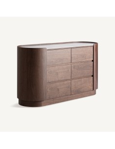 Cómoda Stuetta Contemporánea en Madera, Roble y Piedra... 2