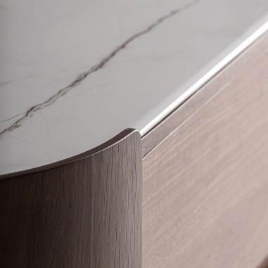 Cómoda Stuetta Contemporánea en Madera, Roble y...