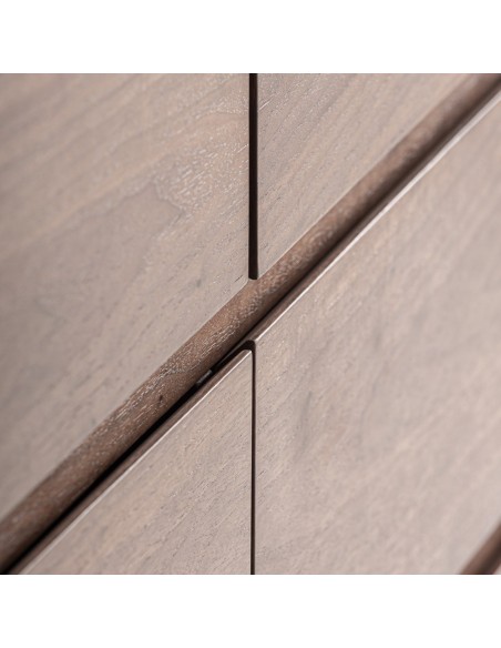 Cómoda Stuetta Contemporánea en Madera, Roble y Piedra Sinterizada – Vical Home