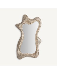 Espejo Boho de Rafia Marrón Vical Home 150 cm | Diseño...