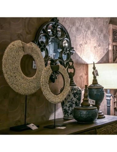 Figura decorativa collar conchas