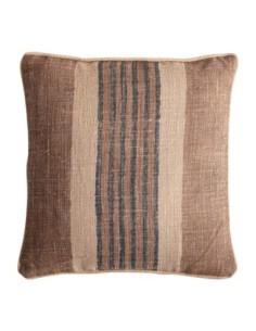 Cojín Alceo de yute beige con fibra natural marrón –...