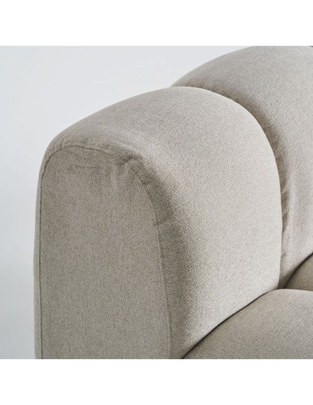 Módulo Central Dortan Vical Home – Sofá Gris Contemporáneo Desmontable