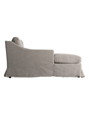 Chaise Longue Arsac de Lino Gris – Estilo...