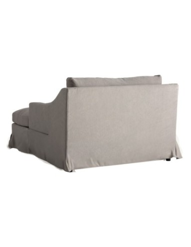 Chaise Longue Arsac de Lino Gris – Estilo...