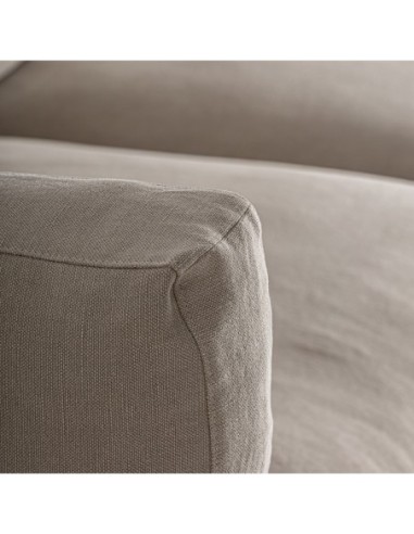 Sofá Monheurt de Vical Home en lino beige...