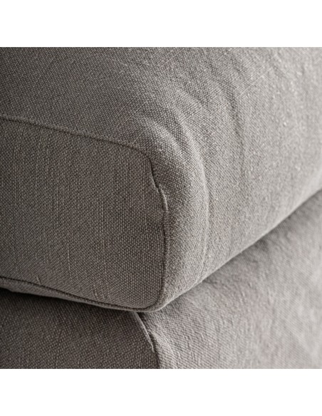 Chaise Longue Arsac de Lino Gris – Estilo Contemporáneo | Vical Home