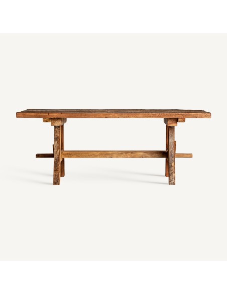 Banco Badai de madera de mango reciclado VICAL Home – Estilo étnico natural