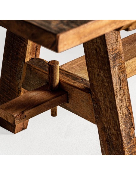 Banco Badai de madera de mango reciclado VICAL Home – Estilo étnico natural