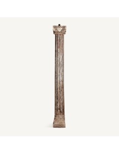 Columna decorativa Hallie de madera de teka VICAL Home –...