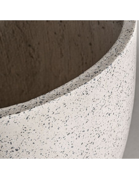 Ánfora Albenga de piedra VICAL Home – Estilo contemporáneo gris