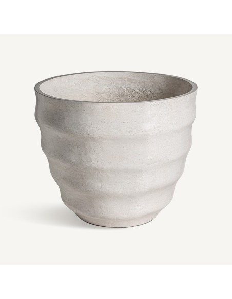 Ánfora Vasto de terrazo VICAL Home – Estilo contemporáneo blanco