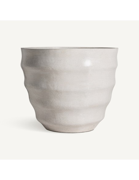 Ánfora Vasto de terrazo VICAL Home – Estilo contemporáneo blanco