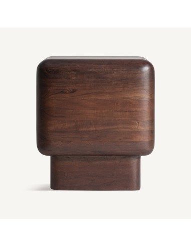 Mesa auxiliar VICAL Home de madera de acacia –...