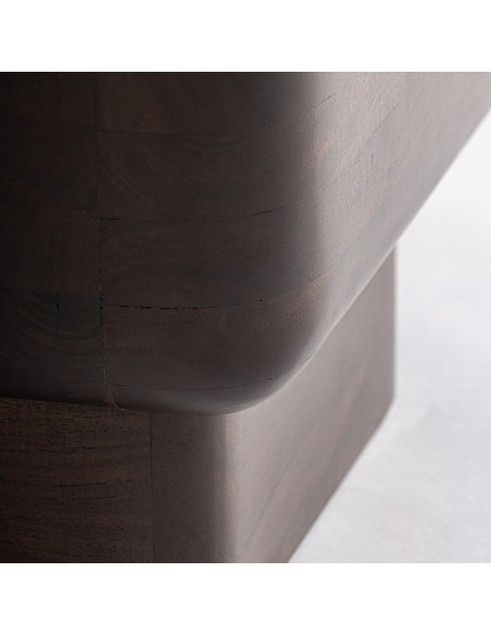 Mesa auxiliar VICAL Home de madera de acacia – 42 cm