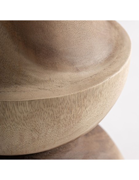 Taburete Fauch de madera suar VICAL Home – Estilo étnico