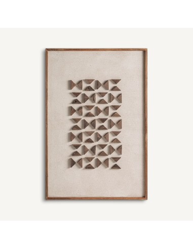 Cuadro decorativo de pino reciclado VICAL Home...