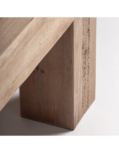 Banco Truel VICAL Home en pino reciclado – Estilo clásico