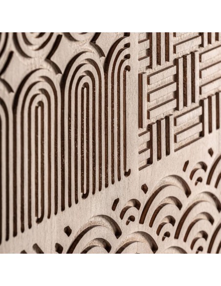 Panel decorativo VICAL Home en madera de mango 83x166 cm