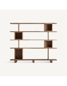 Estantería Brusque VICAL Home en madera de roble – Estilo...