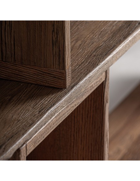 Estantería Brusque VICAL Home en madera de roble – Estilo clásico