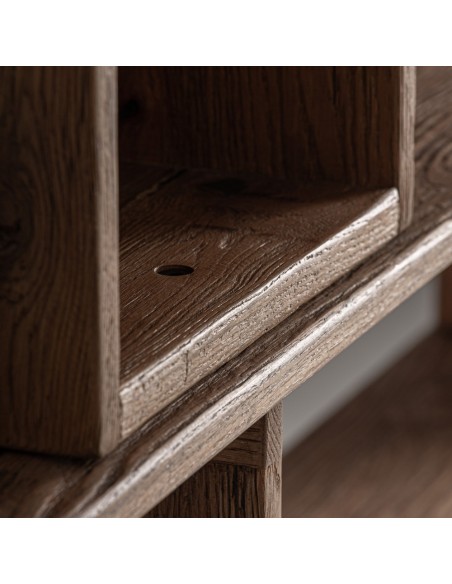 Estantería Brusque VICAL Home en madera de roble – Estilo clásico