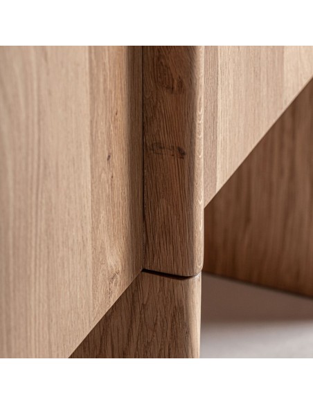 Aparador Nara Vical Home de Roble y Mármol Negro – Diseño Contemporáneo 240 cm