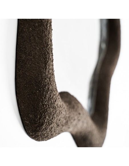 Espejo Vellye Contemporáneo Vical Home en Resina Marrón 120×100 cm