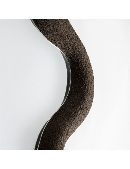 Espejo Contemporáneo Vical Home en Resina Marrón 120×100 cm