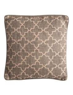 Cojín Nefer de yute beige y fibra natural verde – Vical...