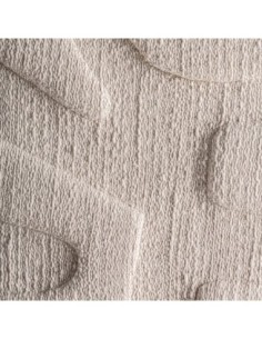 Cuadro Sobek Contemporáneo en Algodón Blanco Roto y... 2