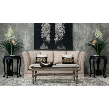 Lienzo caras balinesas