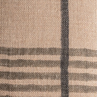 Cojín Nagore en yute beige y fibra natural...