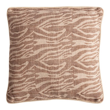 Cojín Geb de yute beige con fibra natural...